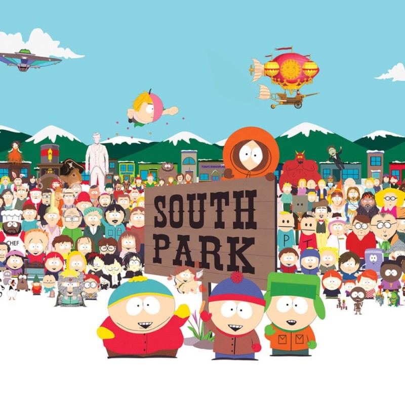 Создать мем: персонажи южного парка, южный парк постер, южный парк 4к