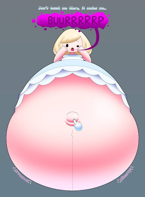 Create meme: Princess Rosalina vore belly, Princess Rosalina pregnant, fat princess Peach