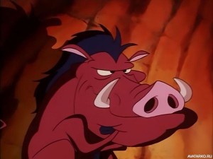 Create meme: Timon and Pumbaa, FUIB, Pumbaa the lion king