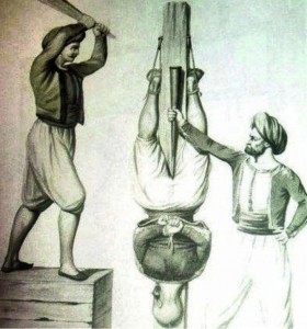 Создать мем: казнь человека, исмаил ибн аль-раззаз аль-джазари, наказание