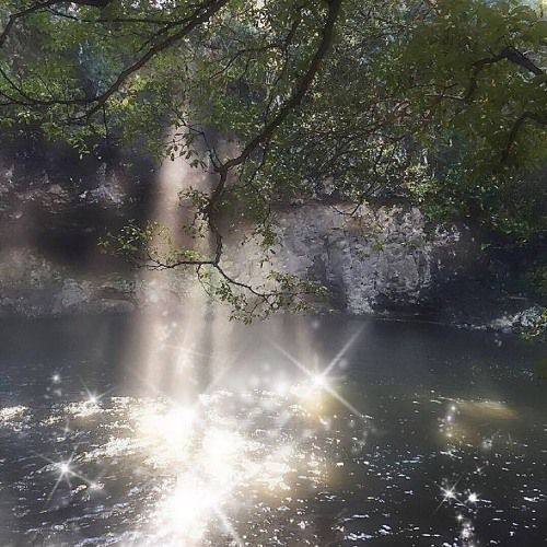 Create meme: blue lake Shcherbakovo Kazan, aesthetics of nature, a sunny path in the forest