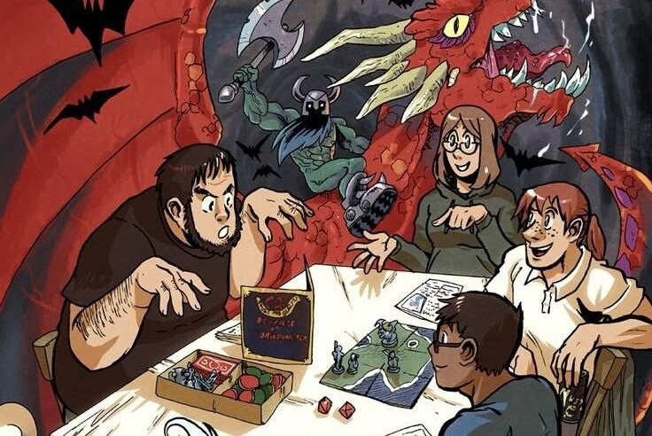 Create meme: dnd arts, board role-playing games art, comics 