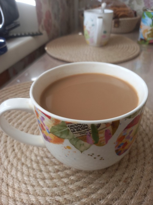 Create meme: tea , tea, homemade tea in a mug