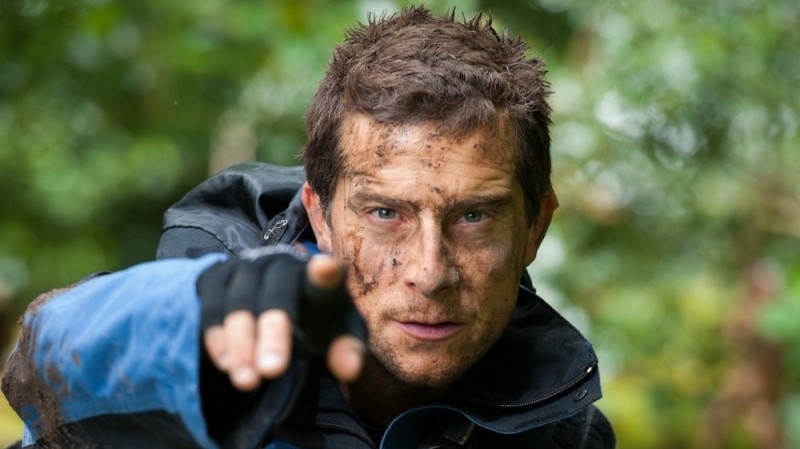 Create meme: survive at any cost bear grylls, bear grills, bear Grylls adapt improvise and overcome