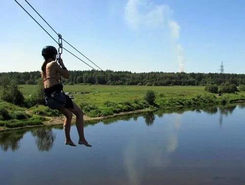 Тарзанка над водой