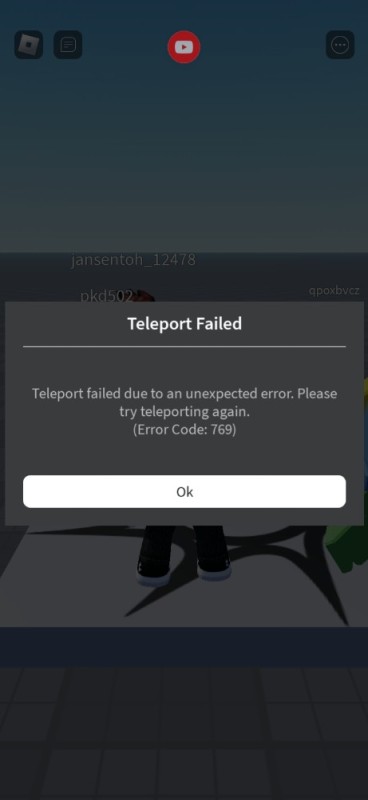 Create meme: text , roblox error, roblox codes