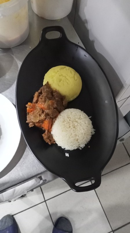 Create meme: dinner, tepanyaki rice, rice