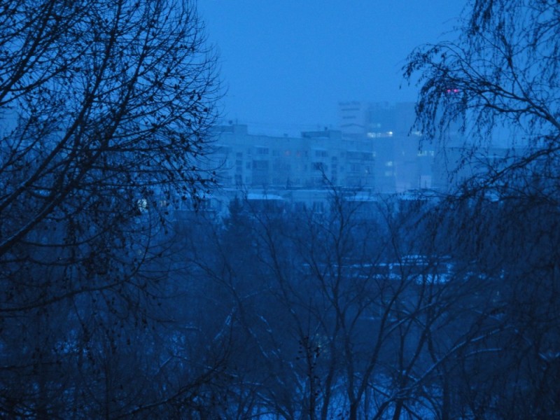 Create meme: winter night, landscape , Vostok street group