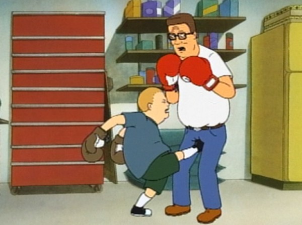 Создать мем: bobby hill, царь горы мультсериал, бобби хилл