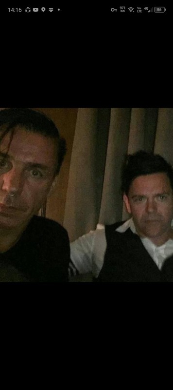 Create meme: Kruspe Richard, Rammstein Til Lindemann, rammstein till lindemann