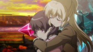 Создать мем: anime, regalia the three sacred stars, yuri kiss