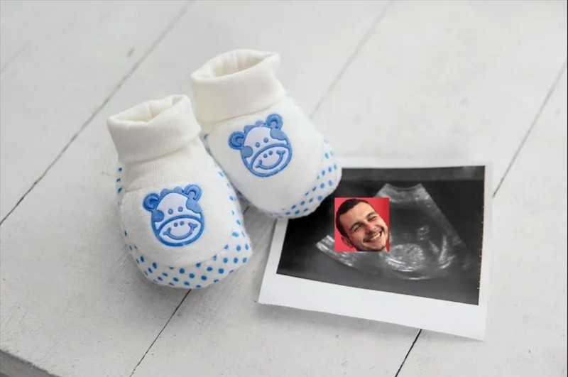 Create meme: socks for newborns, booties, shoes for kids