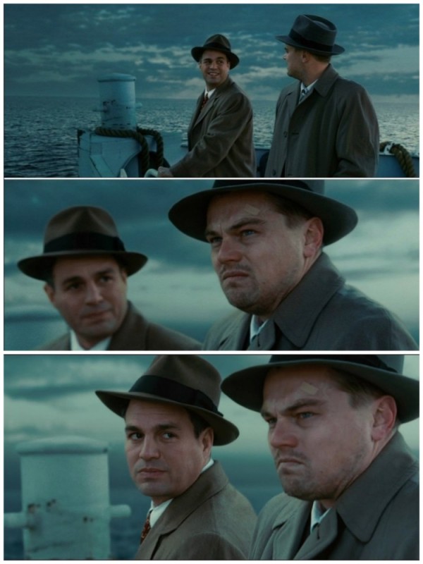 Create meme: shutter island meme, Leonardo DiCaprio shutter island, meme DiCaprio shutter island