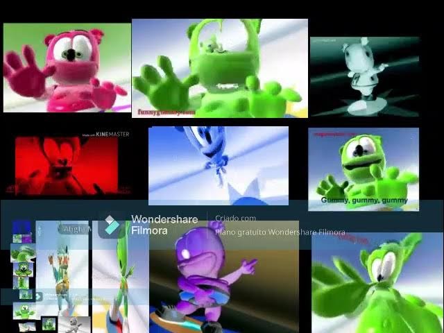 Create meme: gummy bear song, gummy bear schnufel, too gummy bear