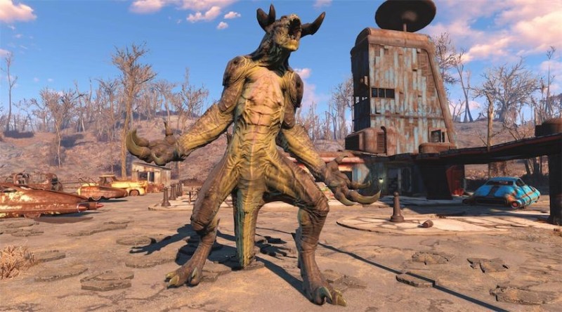 Create meme: death claw fallout 4, fallout 4 , death claw fallout