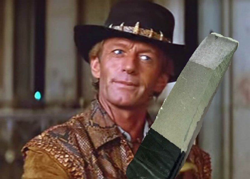 Create meme: Paul Hogan , banana in hand, fyodor grigorievich sukhov