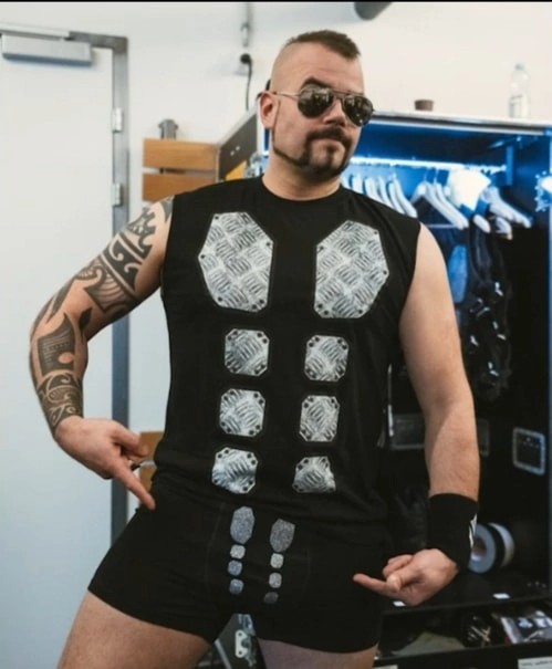 Create meme: sabaton vocalist, Joakim Broden, the lead singer of the band sabaton