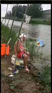 Create meme: fisherman, fishing, one fishing