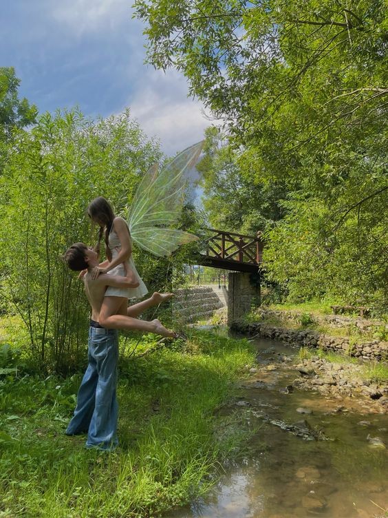 Создать мем: свадебная фотосессия, старый оскол, река