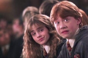 Создать мем: гарри поттер гермиона грейнджер и рон уизли, Рон Уизли, ron weasley and hermione granger