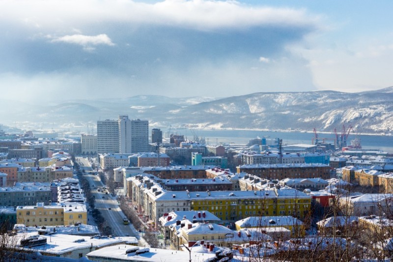 Create meme: Murmansk, Murmansk is a port city, polar murmansk