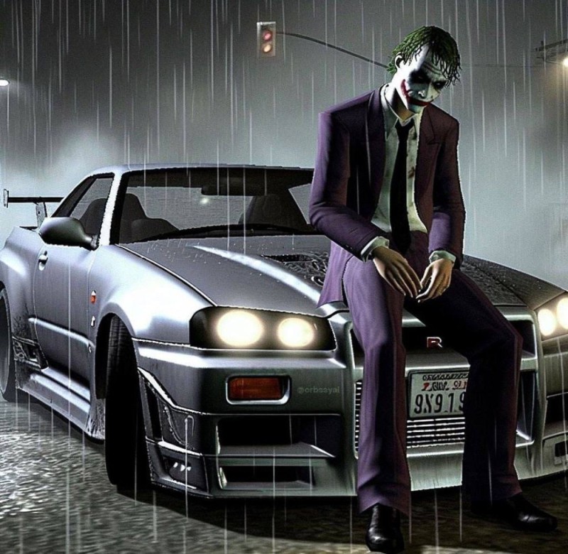 Create meme: joker , The joker's car, joker gta 5