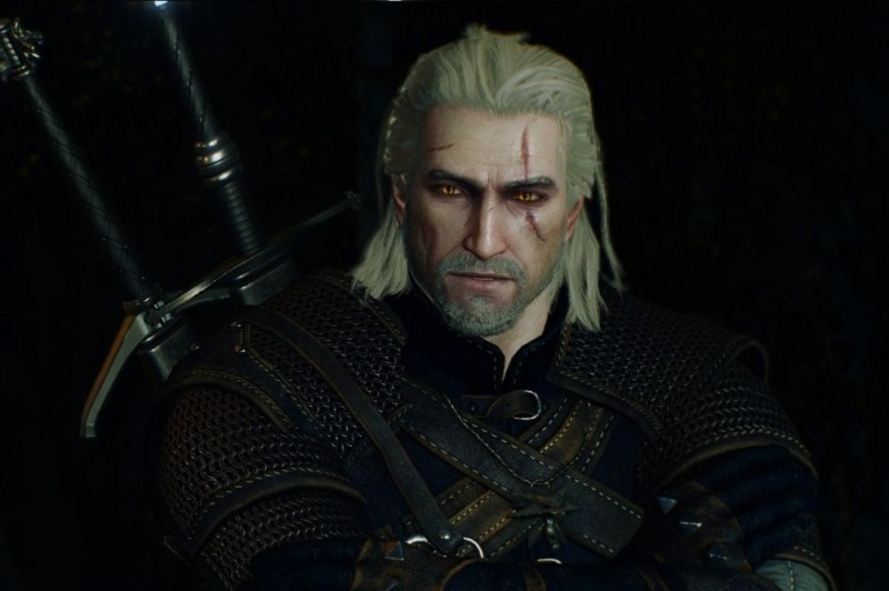 Create meme: Geralt of rivia, Geralt's face the Witcher 3, Geralt of rivia the witcher
