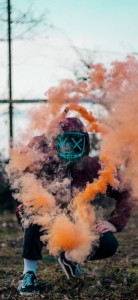 Create meme: smoke, smoke bomb, colored smoke