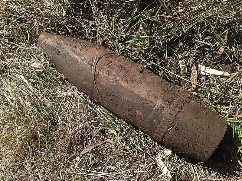 Create meme: missile, The shell of the Second World War, 76 mm shell of WWII times