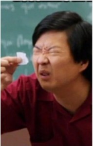 Create meme: meme Asian guy with a piece of paper, meme Chinese with a piece of paper, Chinese squints meme