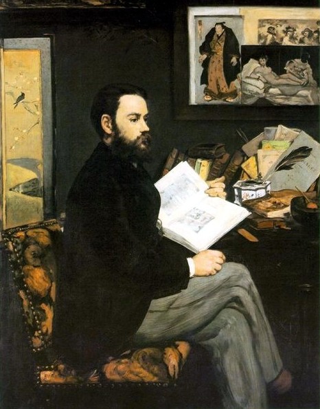 Create meme: Manet portrait of Emile Zola, eduard manet, Manet portrait