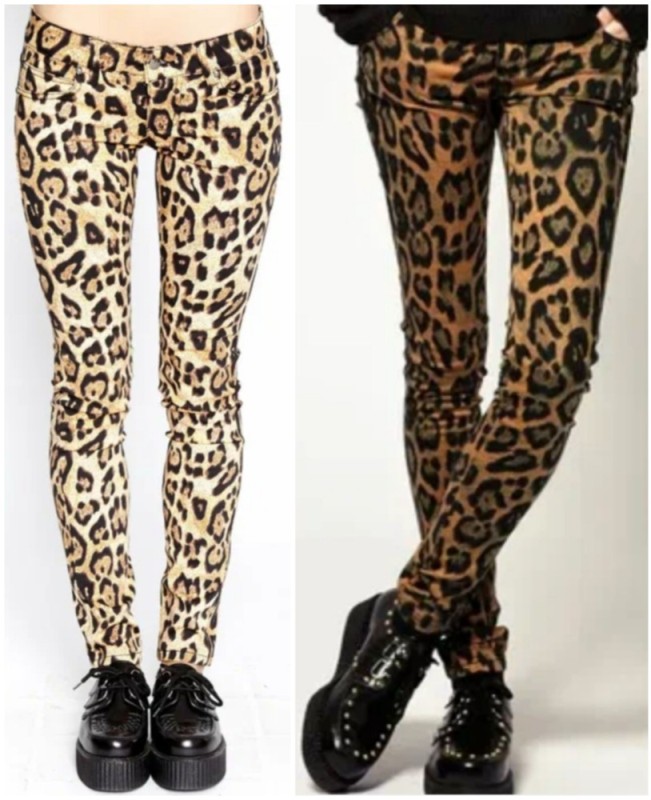 Create meme: black leggings, leopard, women's leggings