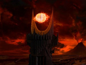 Create meme: the gift of Sauron, Mordor Sauron the eyes, of Mordor tower of Sauron