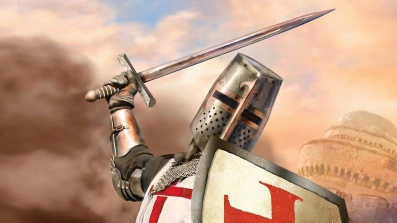 Create meme: Crusader deus vult, the knights Templar , the Templars 