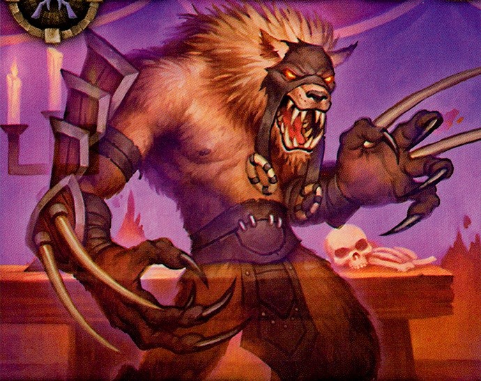 Create meme: Worgen Alliance, smite fenrir, Worgen is a warrior