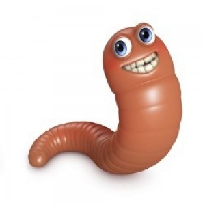 Create meme: cartoon worm cunning, the worm, cartoon worm with eyes