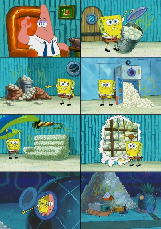 Create meme: meme spongebob , comics spongebob, history of spongebob squarepants