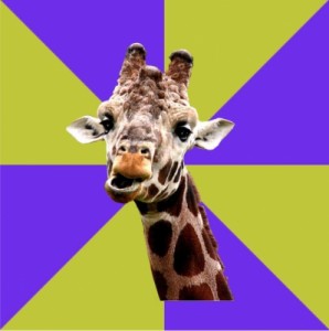Создать мем: funny happy birthday, giraffe, Photoshop Artist Giraffe