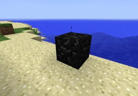 Create meme: minecraft coal block, 2d obsidian block, blocks minecraft