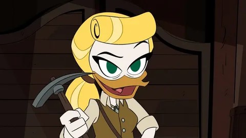 Create meme: Goldie Ogilt, Ducktales 2017 goldie, duck stories animated series 2017