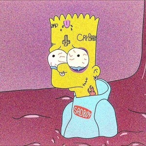 Create meme: Bart, Bart lil peep, Bart Simpson