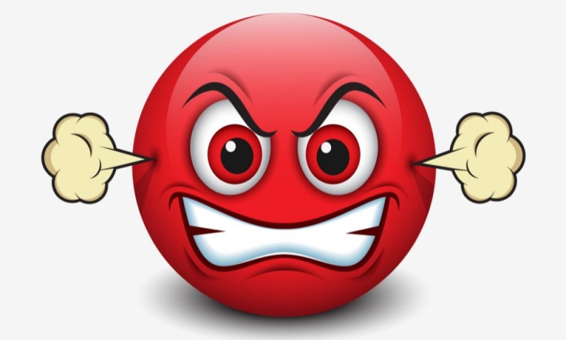 Create meme: emoticons emotions angry, smiley anger, smile of anger
