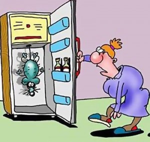 Создать мем: сейф карикатура, смешные карикатуры, смешной холодильник