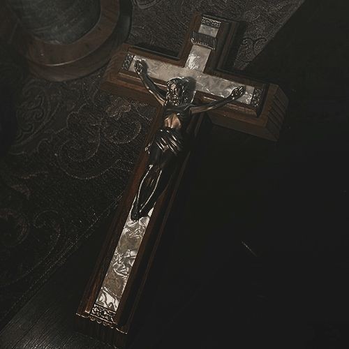 Create meme: The crucifixion of Jesus Christ is Orthodox, wooden cross with crucifix, Orthodox cross crucifixion