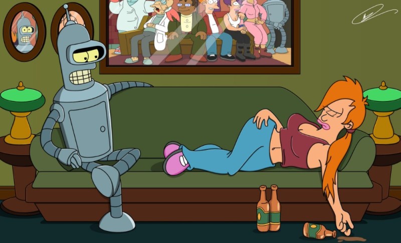 Create meme: futurama Bender, futurama , cartoon futurama