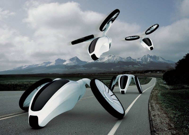 Create meme: the car of the future futura, transport of the future , flying car of the future