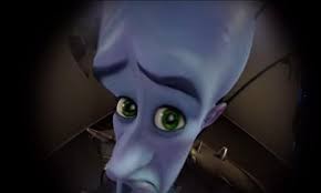 Create meme: megamind Roxanne, megamind