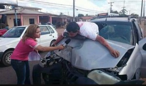 Create meme: car, car accident, funny accident