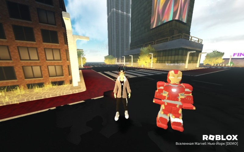 Create meme: Roblox is an iron man, The Iron Man in Roblox, Iron Man simulator in Roblox