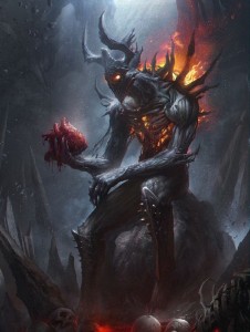 Create meme: demonic, the seventh demon, demons art